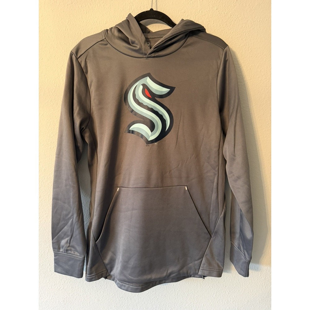 Fanatics‎ Seattle Kraken Authentic Pro Hoodie Gray Men's Size: Small NWOT